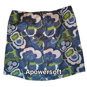 Silk Pleated Floral Skirt — Boden —